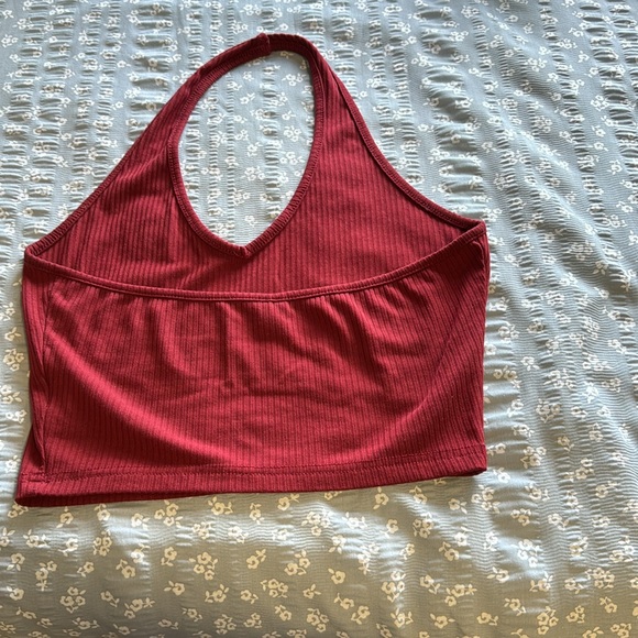 Shein maroon halter top - Picture 2 of 3
